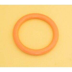 Vintage Orange Plastic Bangle Bracelet 8.10 Inches by Avon i20